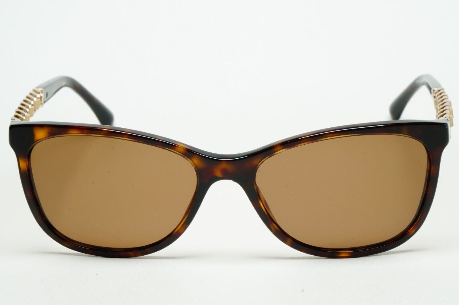 Chanel Sunglasses Leather Chain Gold Brown Tortoise 5260-Q c.714/S5 261124