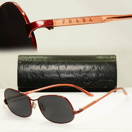 Prada Year 2000 First Collection Womens Vintage Sunglasses VPS 63B 1AB-201 36538