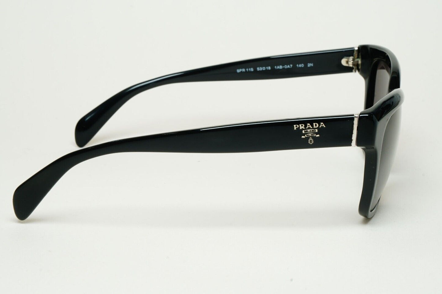 Prada Sunglasses 2015 Vintage Black Square PR11SS SPR 11S 1AB-0A7 53mm 120125