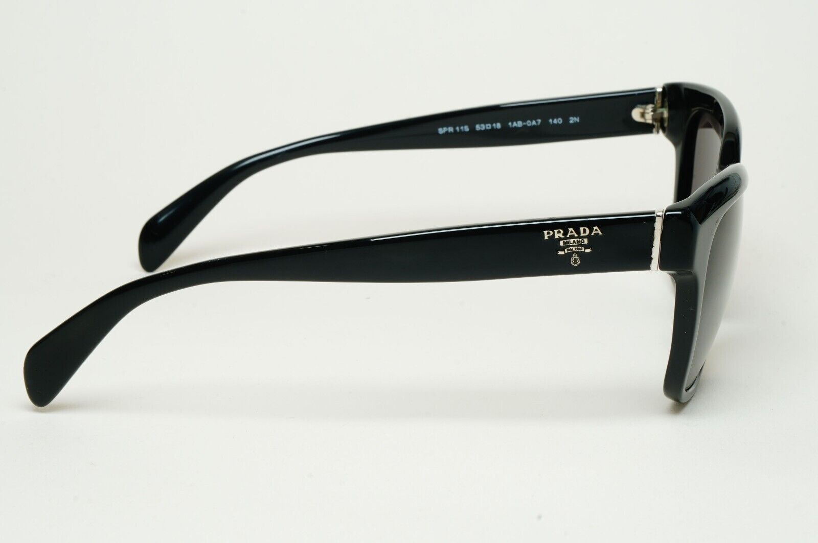 Prada Sunglasses 2015 Vintage Black Square PR11SS SPR 11S 1AB-0A7 53mm 120125