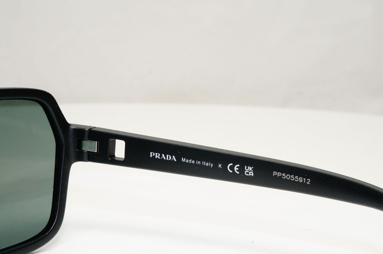 Prada Sunglasses Black Grey Mirror Blue Red Square Pilot PS01XS SPS 01X DG0-08F