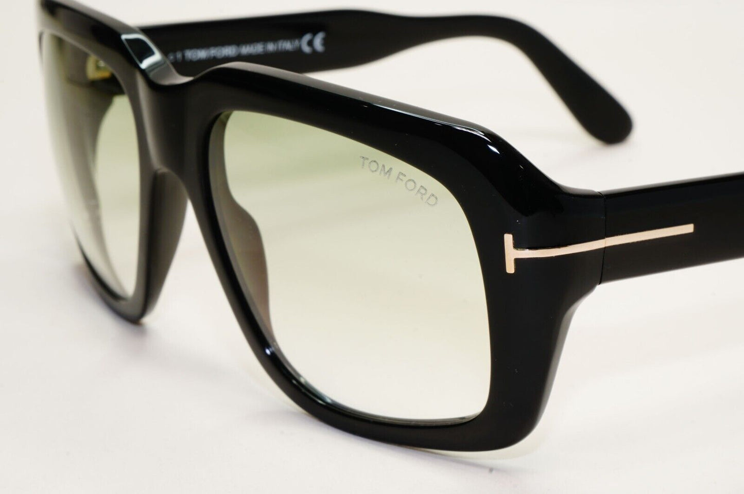 Tom Ford Sunglasses Bailey-02 Black Square Light Green Gradient FT0885 TF 885