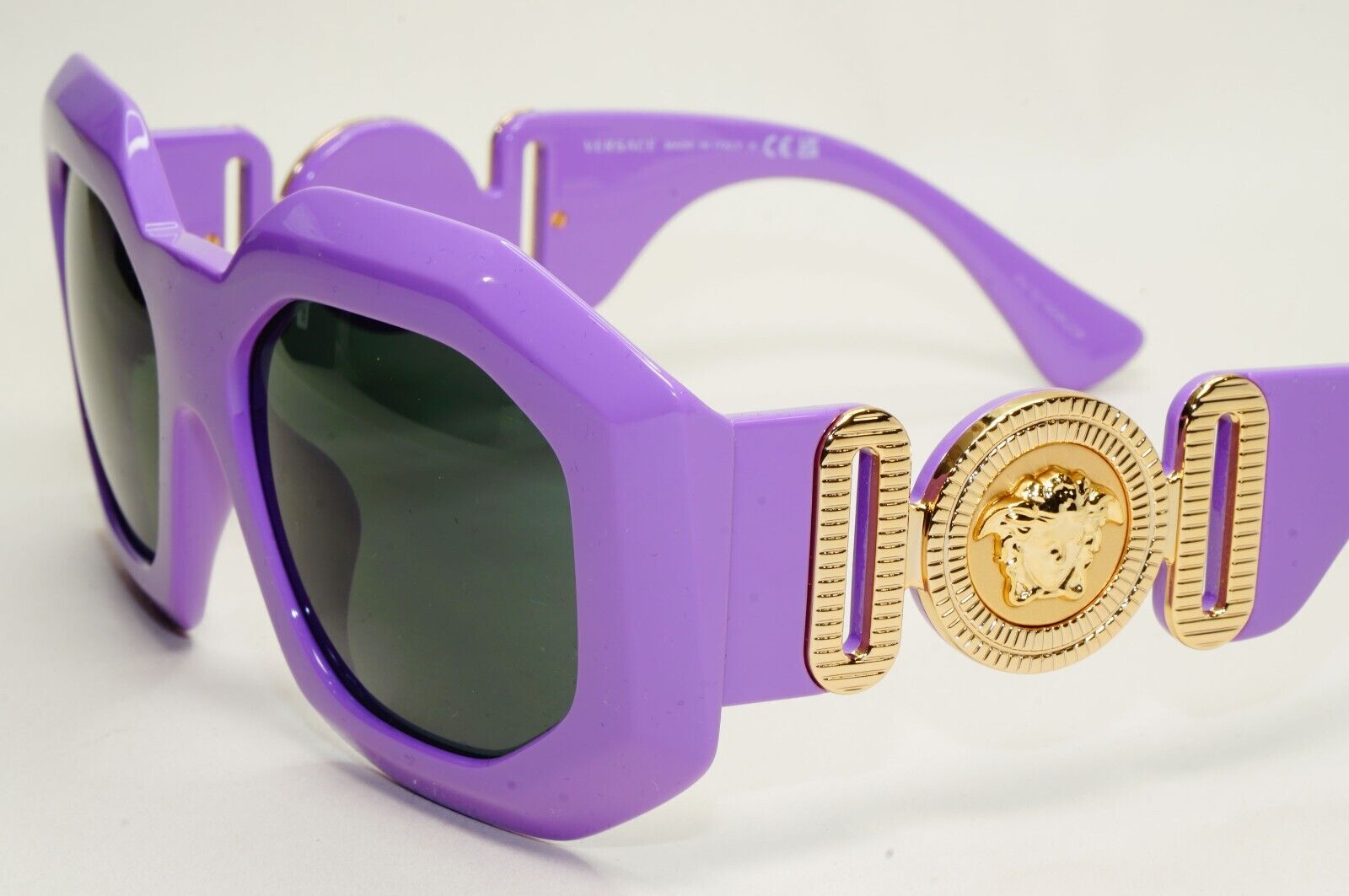 Versace Sunglasses Oversized Medisa Lilac Purple Grey MOD VE 4424U 5366/87 56mm