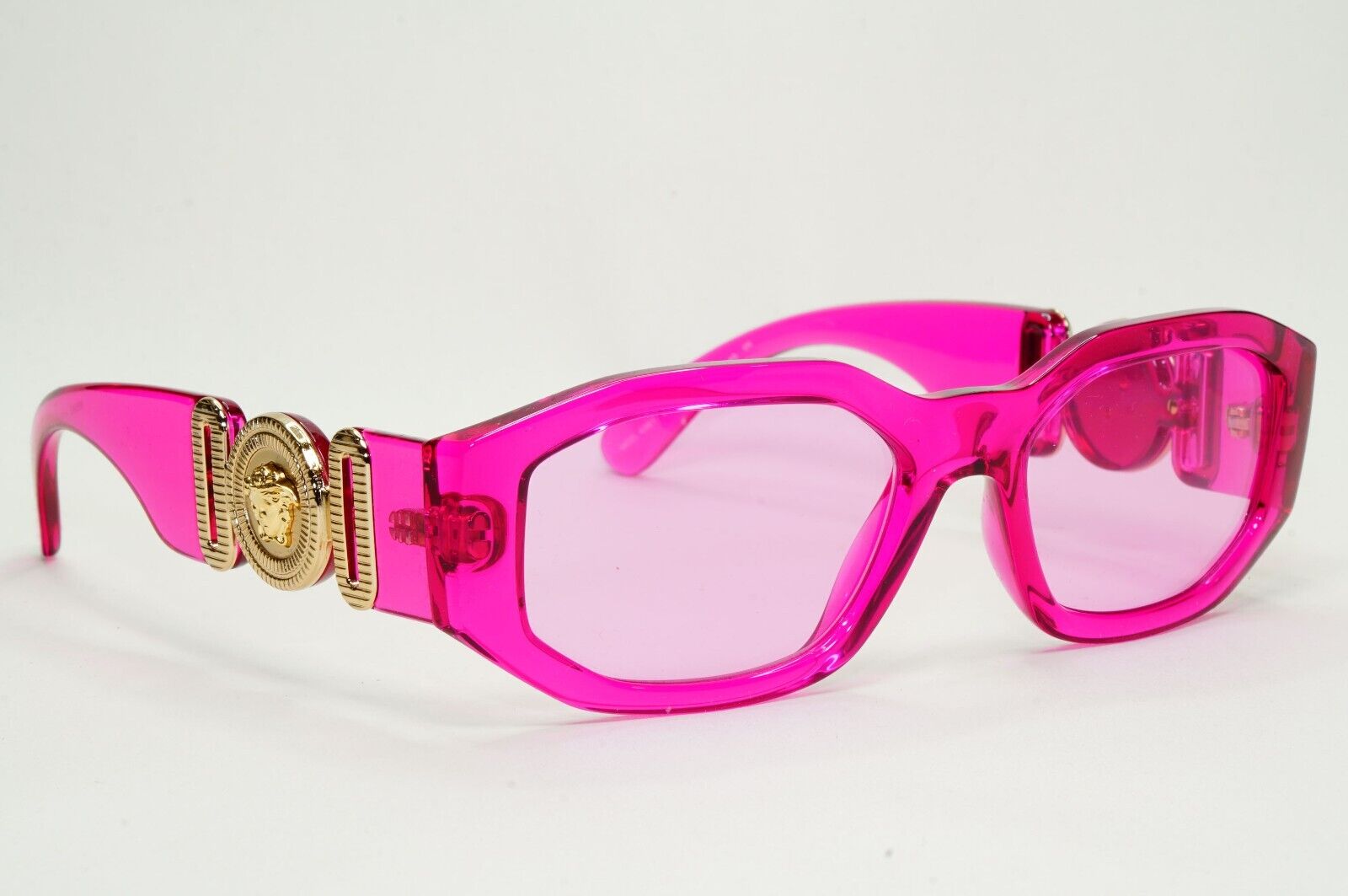 Versace Sunglasses Biggie Medusa Fuchsia Transparent Pink MOD VE 4361 5334/5