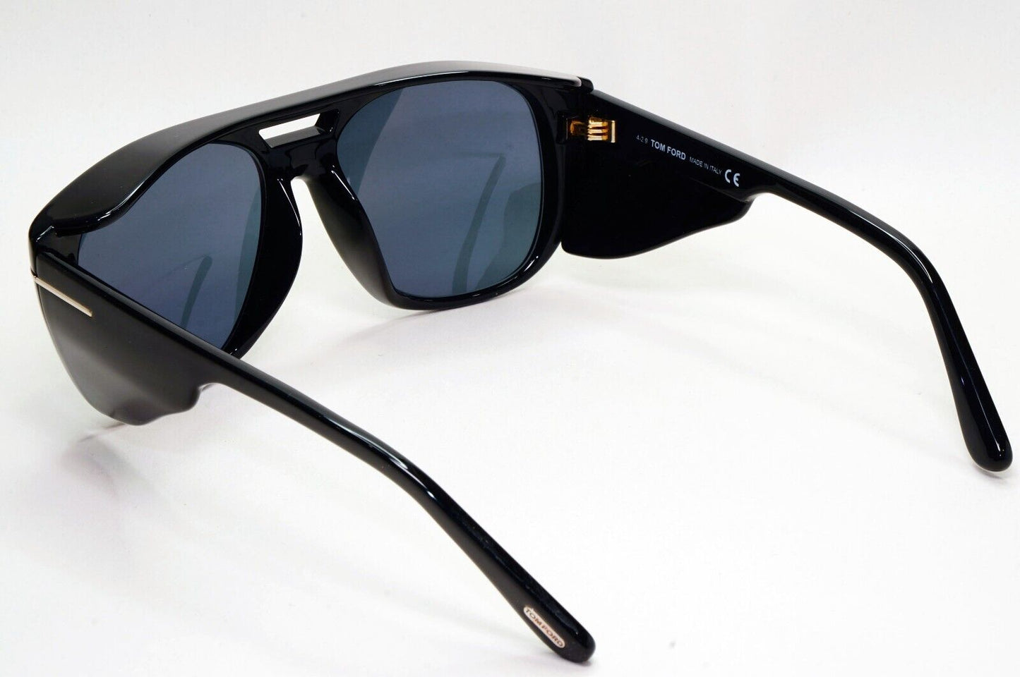Tom Ford Sunglasses Fender Black Side Shields Square Large FT0799 TF 799 01A