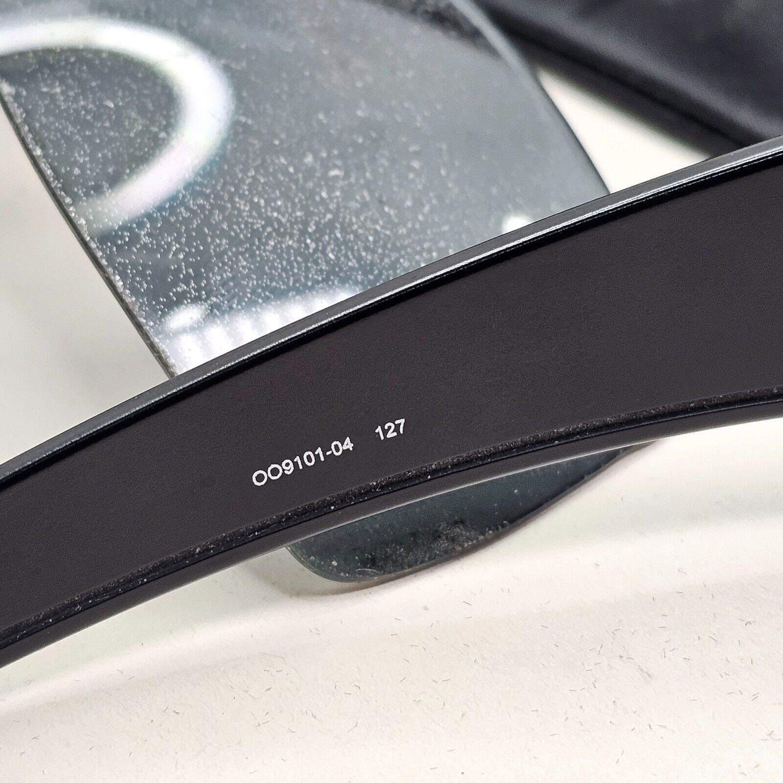 Oakley Sunglasses Batwolf Polarized Black Matte Shield Visor OO 9101 04 041124