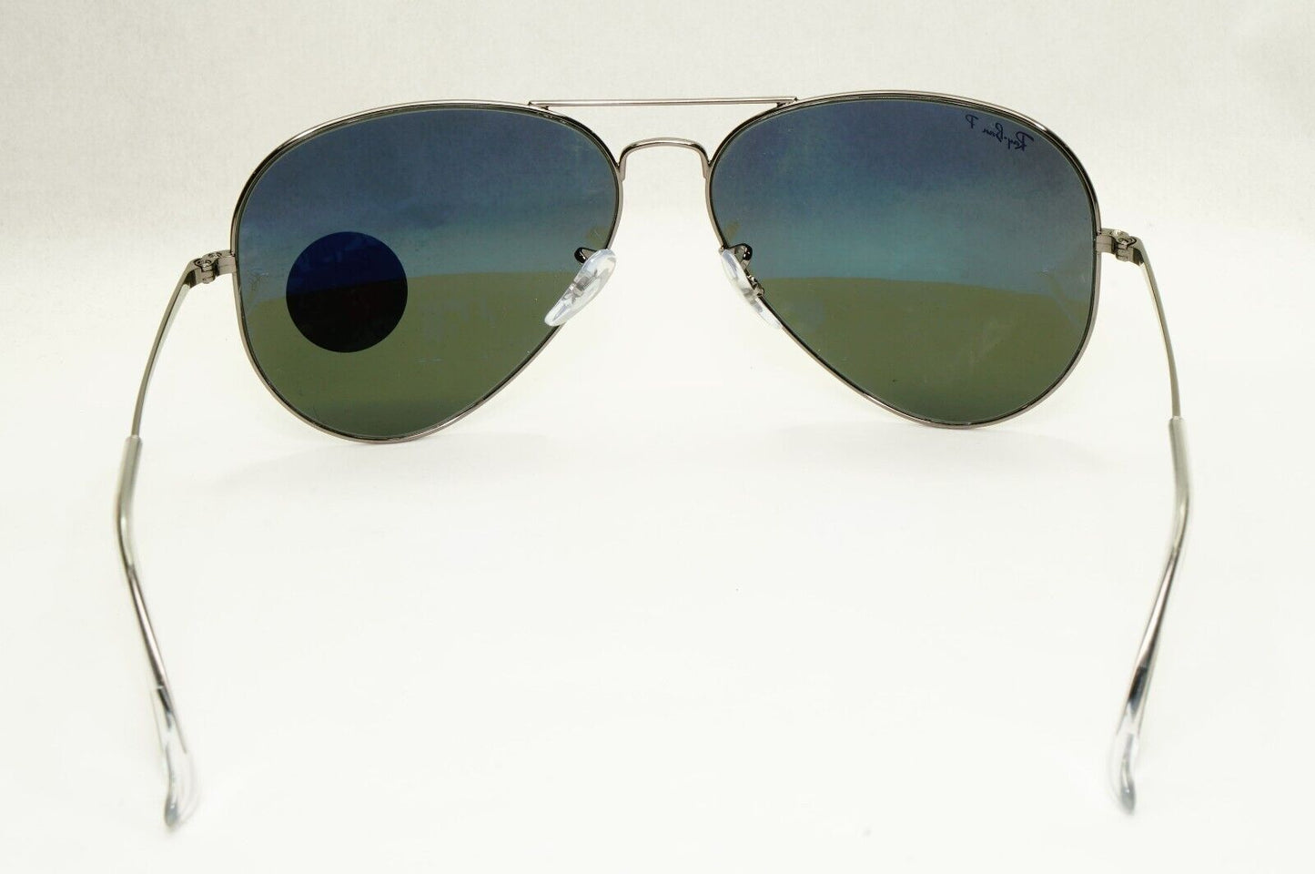 Ray-Ban Sunglasses Aviator II Polarised Gunmetal Black RB 3689 Metal 004/48 62mm
