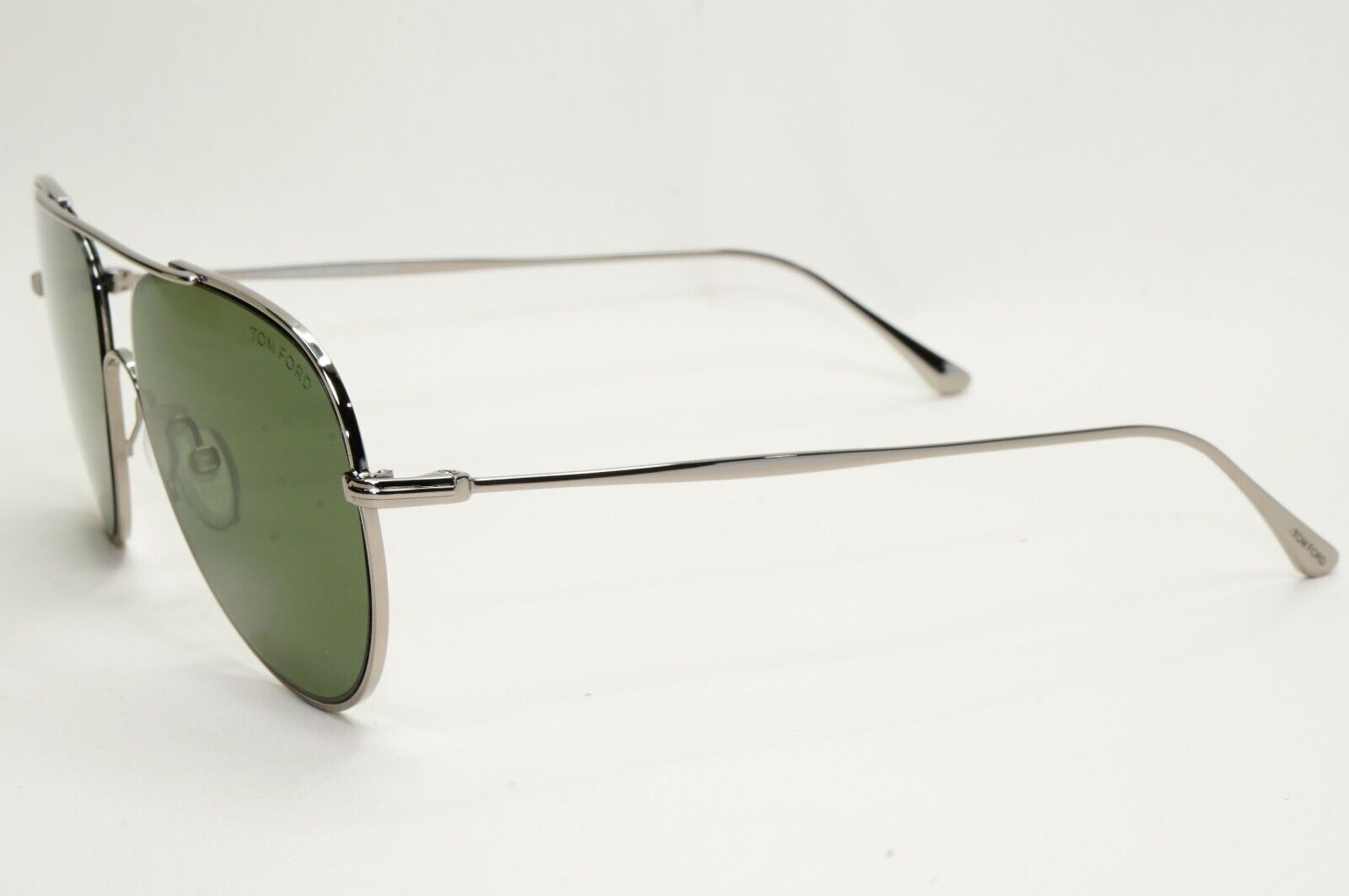 Tom Ford Sunglasses Anthony Gunmetal Dark Green Metal Pilot FT0695 TF 695 14N