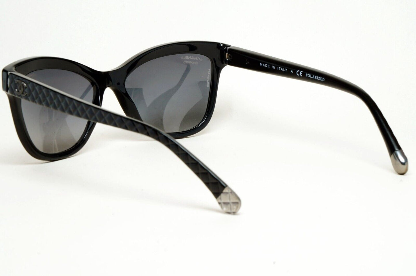 Chanel Sunglasses Polarized Black Grey Gradient Square 5330 c.501/S8 56mm 241124