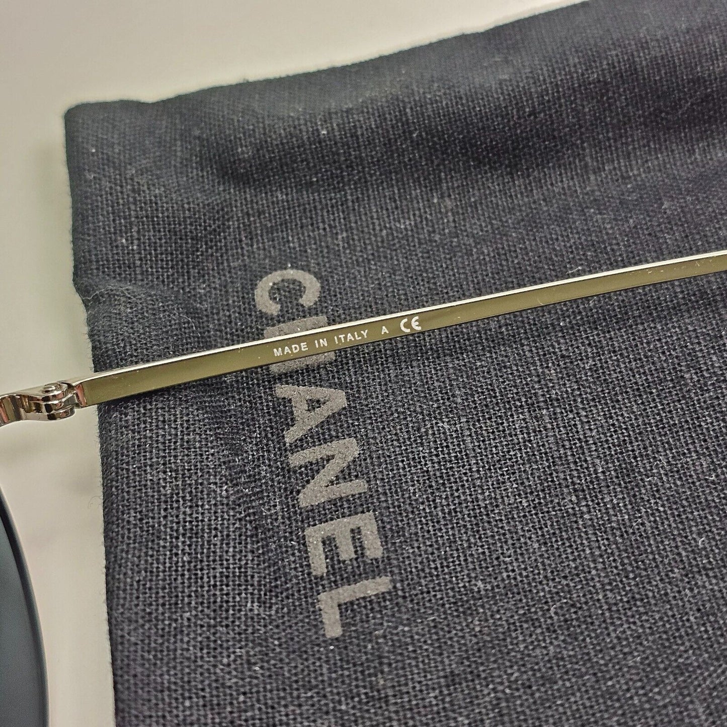 Chanel Sunglasses Silver Grey Mirrored Round Pilot Metal 4232 c.124/6G 200324