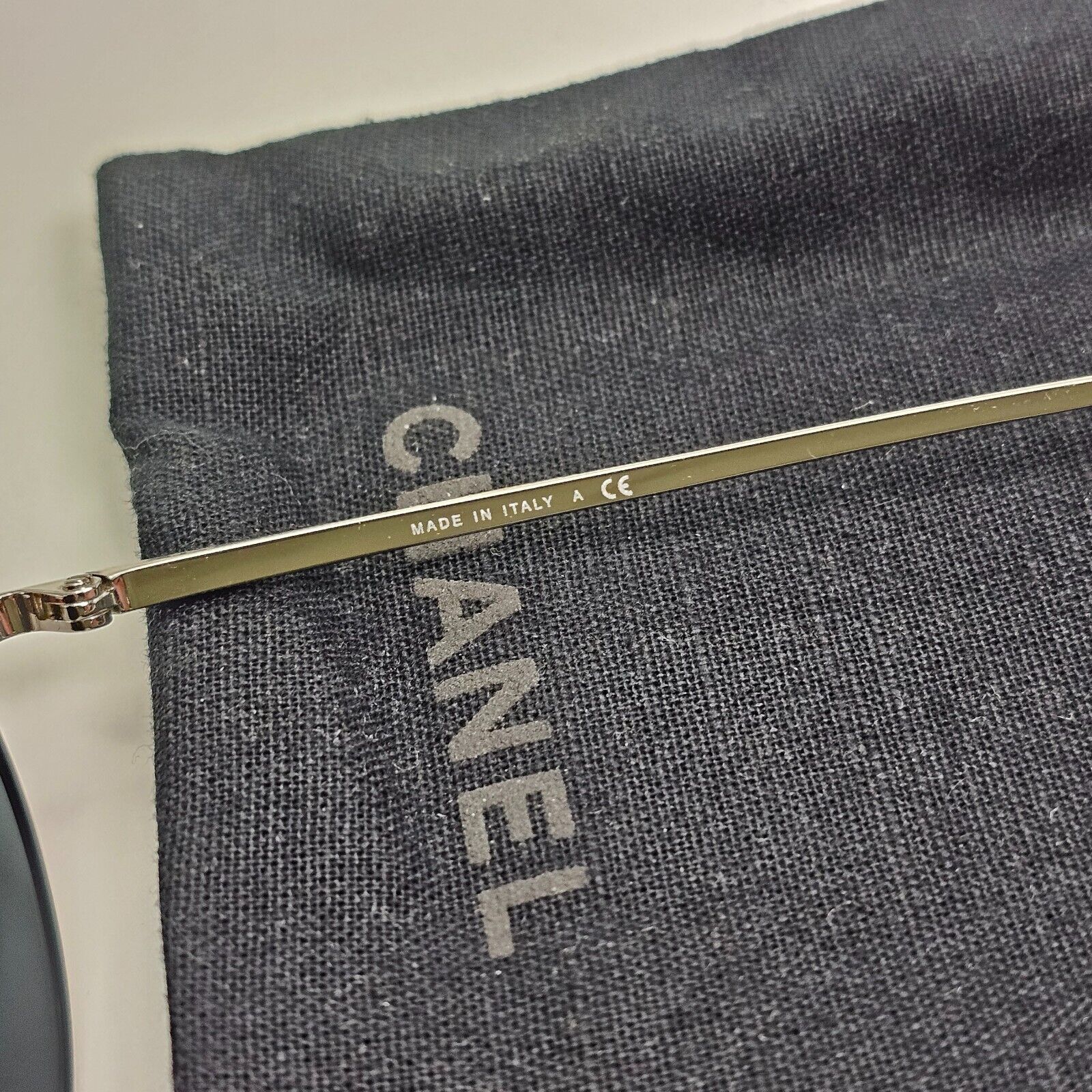 Chanel Sunglasses Silver Grey Mirrored Round Pilot Metal 4232 c.124/6G 200324