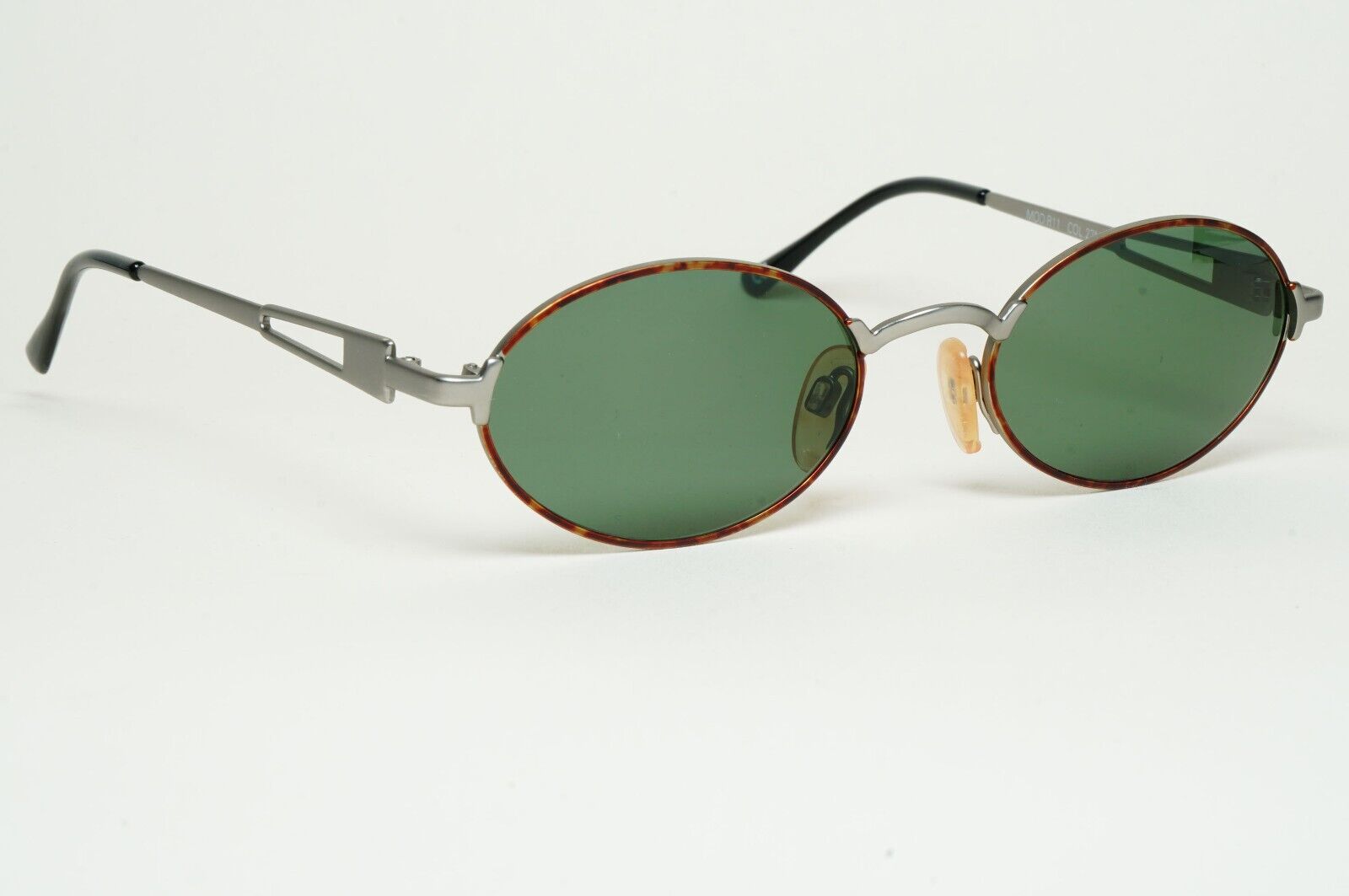 Versus Sunglasses 1996 by Gianni Versace Vintage Silver Green MOD R11 COL 27M