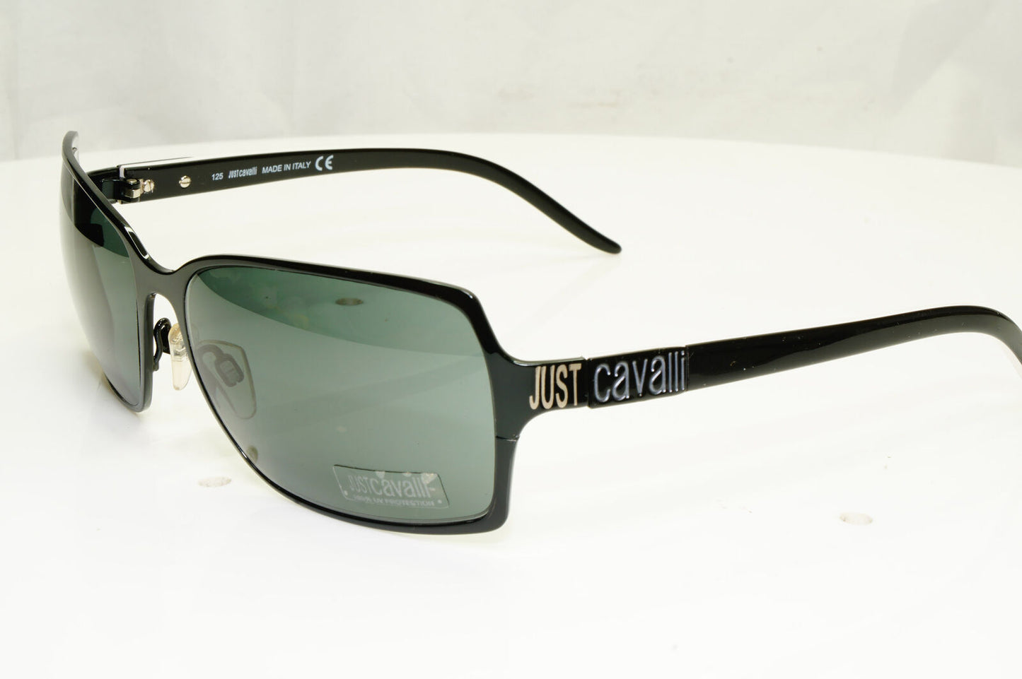 Authentic Just Cavalli Mens Womens Vintage Sunglasses Black JC 6S B5 270721