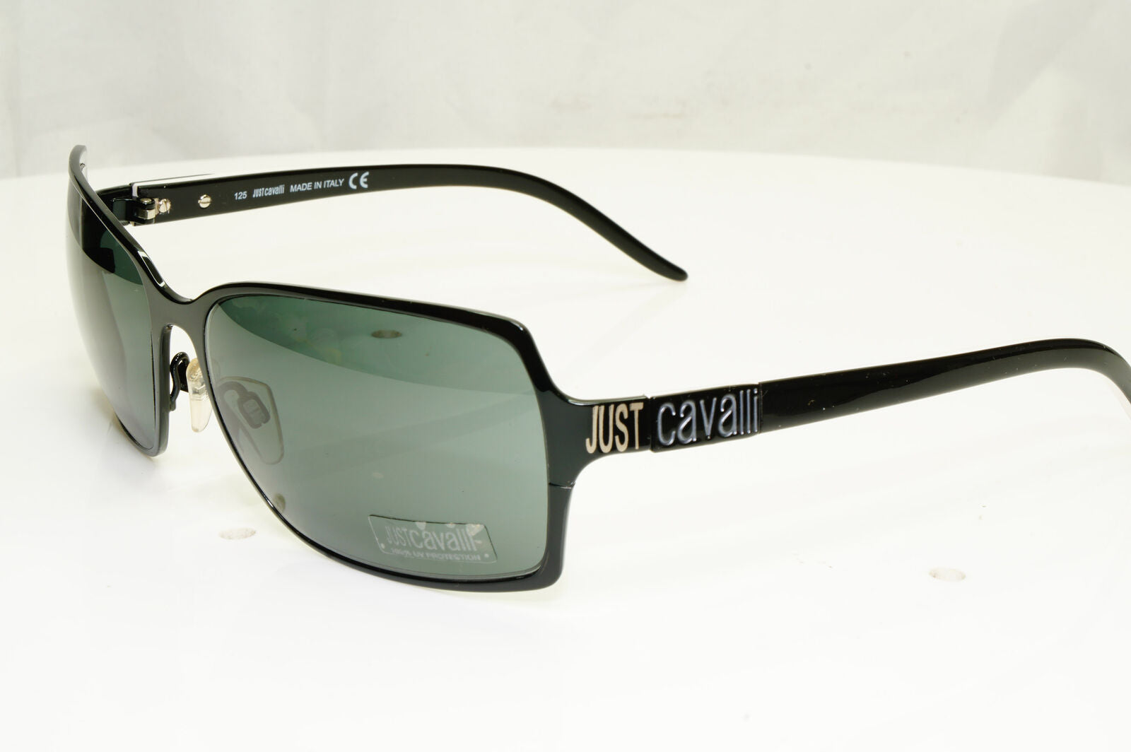 Authentic Just Cavalli Mens Womens Vintage Sunglasses Black JC 6S B5 270721