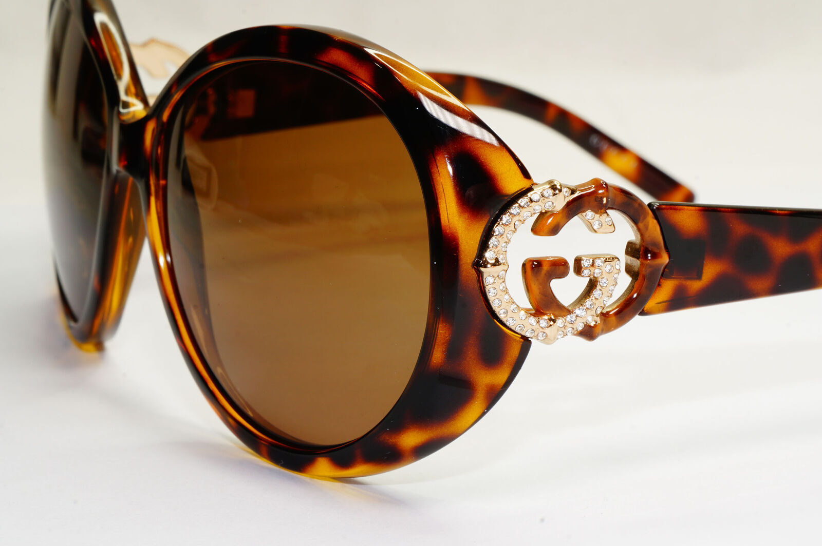 Gucci Sunglasses 2009 Vintage Brown Tortoise Gold Large GG 3069/S V08CC 180224