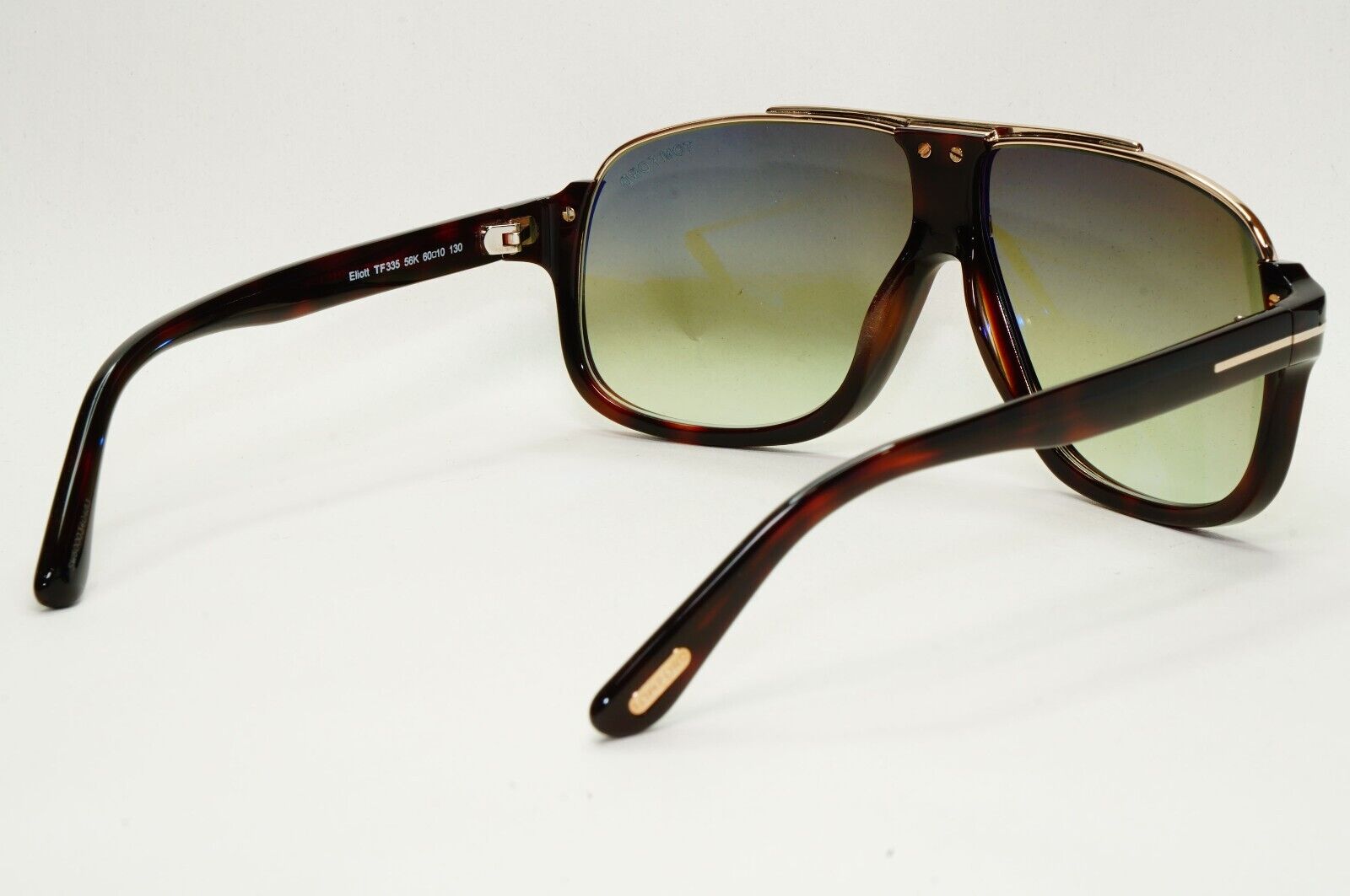 Tom Ford Sunglasses Elliott Brown Gold Green Grey Havana FT0335 TF 335 56K 60mm