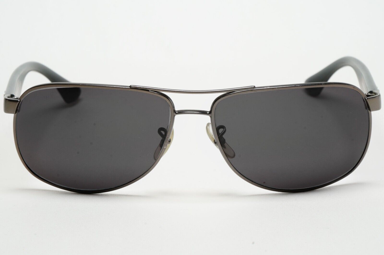 Ray-Ban Sunglasses with Custom Lenses Black Gunmetal Pilot RB 3502 029/71 211124