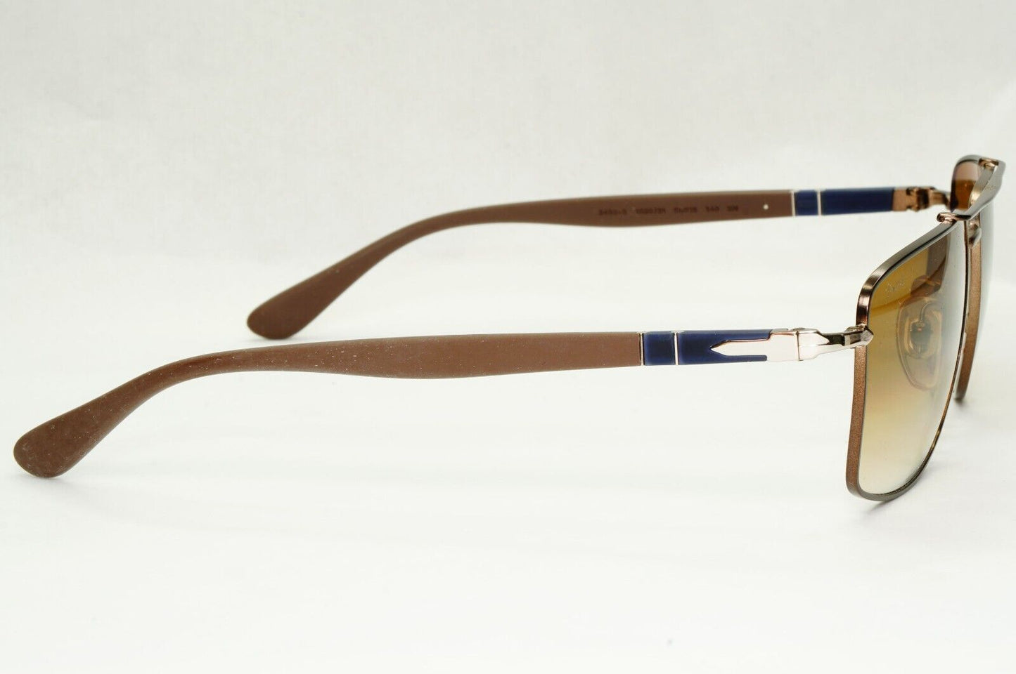 Persol Sunglasses 2013 Navigator Brown Gradient Metal Pilot 2430-S 1020/51 55mm