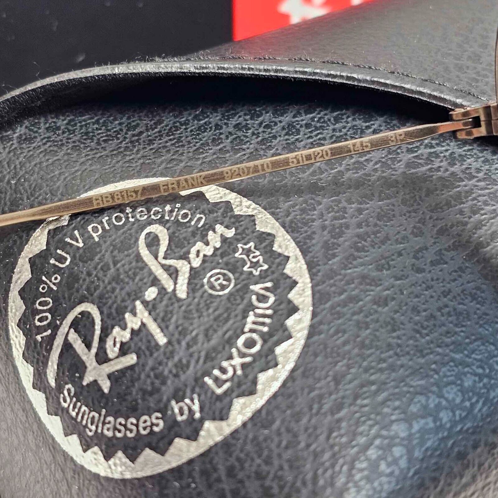 Ray-Ban Sunglasses Frank Titanium Polarised Bronze Blue RB 8157 9207/T0 51mm