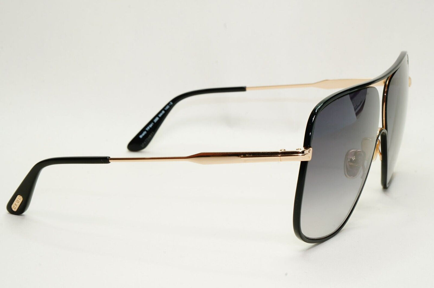 Tom Ford Sunglasses Brady Black Gold Grey Oversized Square FT0841 TF 841 28B
