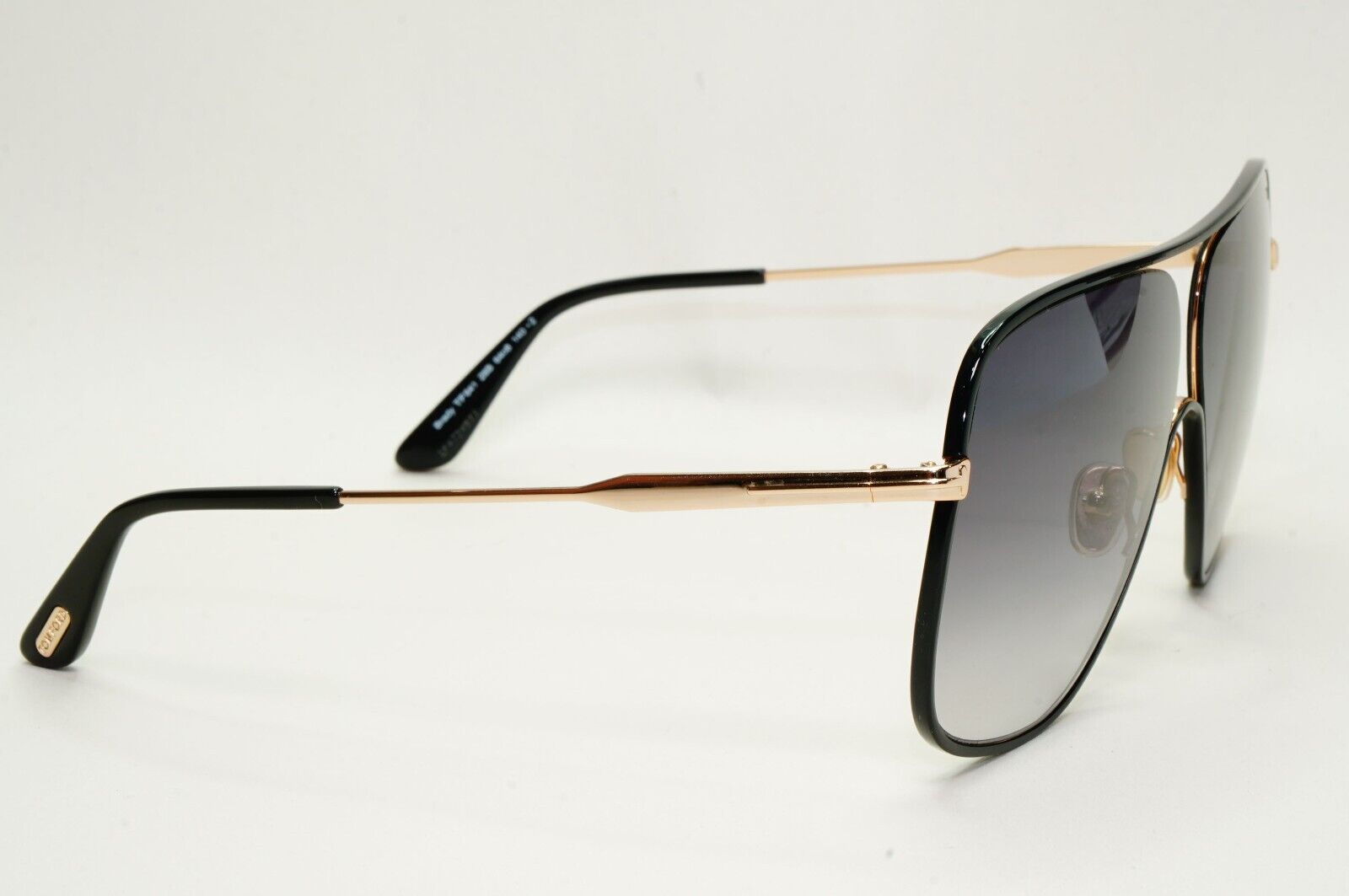 Tom Ford Sunglasses Brady Black Gold Grey Oversized Square FT0841 TF 841 28B