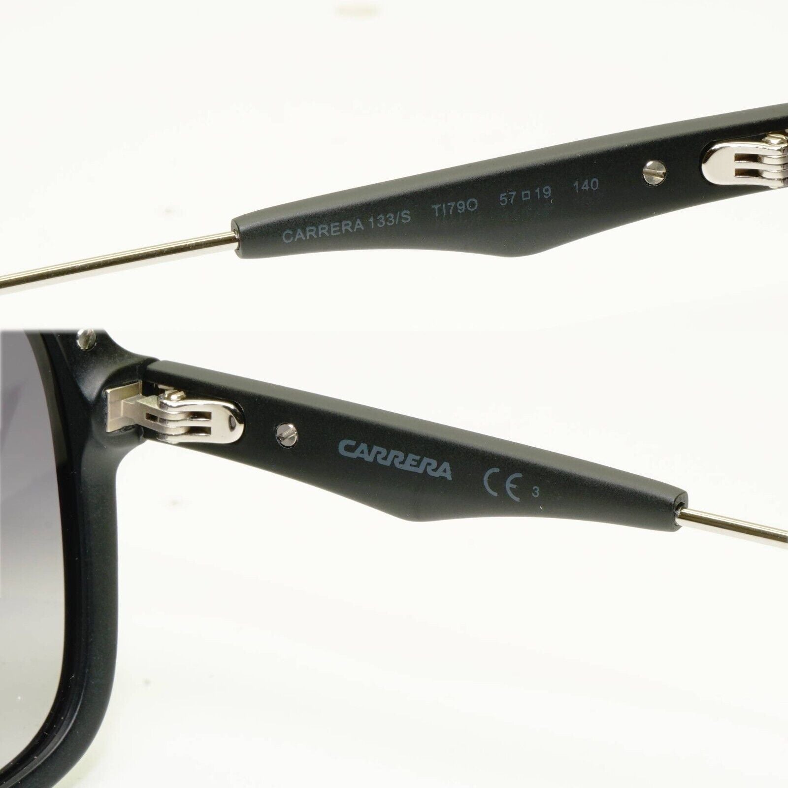 Carrera Black GradientSunglasses Smoke Square Pilot Mens Designer 133/S TI79O
