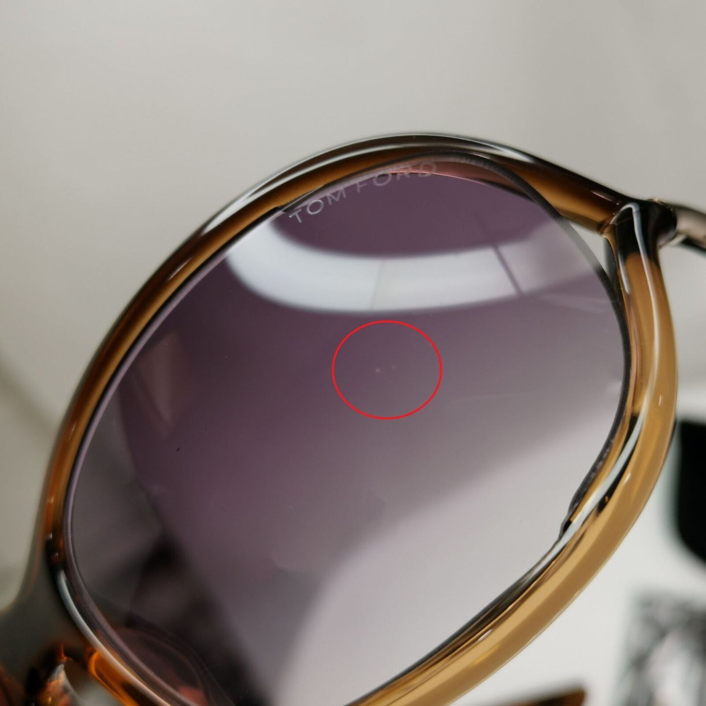 Tom Ford Sunglasses Jennifer Brown Gold Violet Gradient Wrap FT0008 TF8 50F