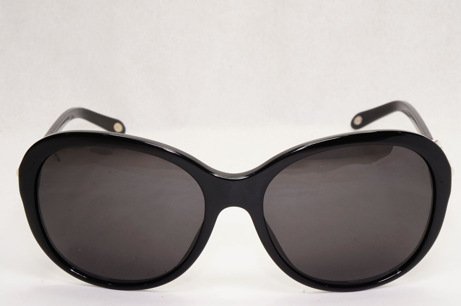 Tiffany & Co Sunglasses Black Pearl Crystal Silver TF 4104-H-B 8001/9S 050124