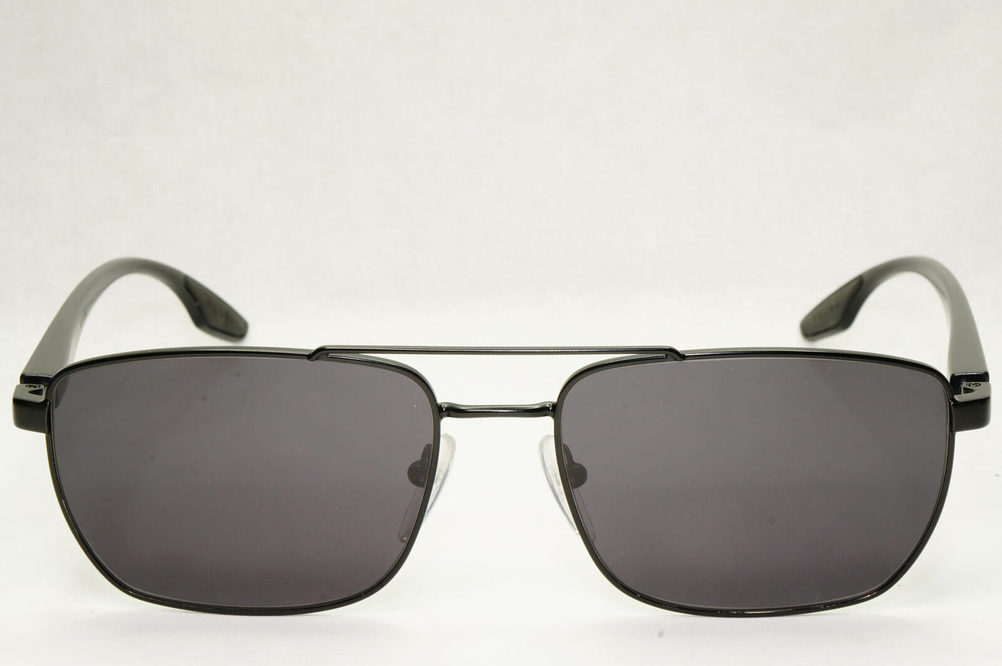 Prada Sunglasses Black Square Pilot Metal Mens PR53MV VPS 53M 1BO-1O1 55mm