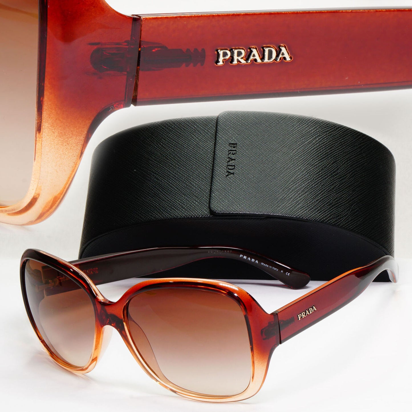 Prada Sunglasses 2013 Brown Transparent Square PR27MS SPR 27M GO5-6S1 141223