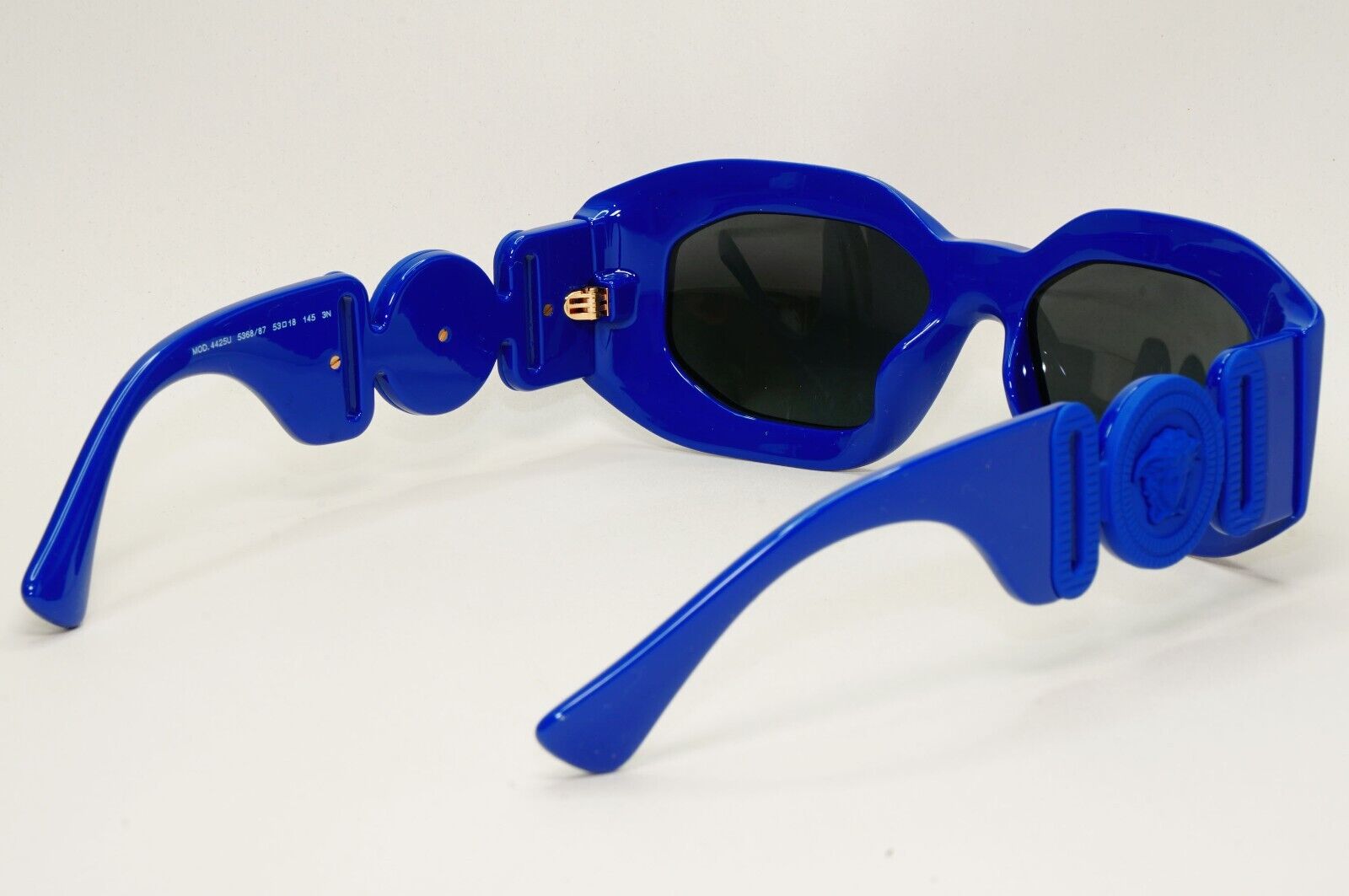 Versace Sunglasses Blue Biggie Medusa Oversized Unisex MOD VE 4425U 5368/87