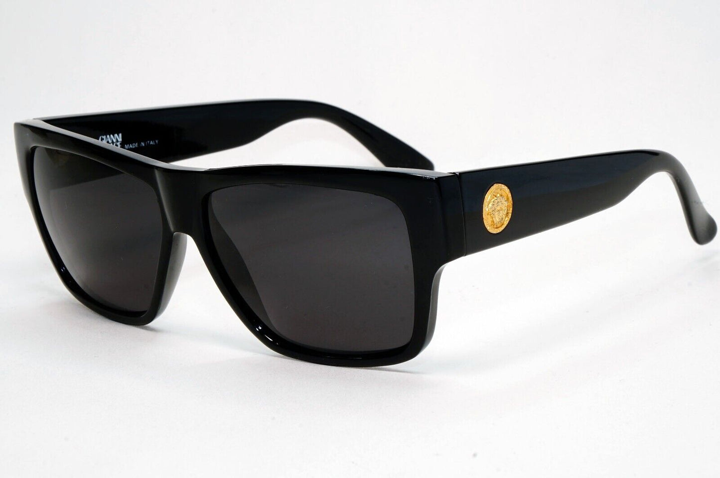 Gianni Versace Sunglasses 1993 Vintage Black Gold Medusa MOD 372 COL 852 091124