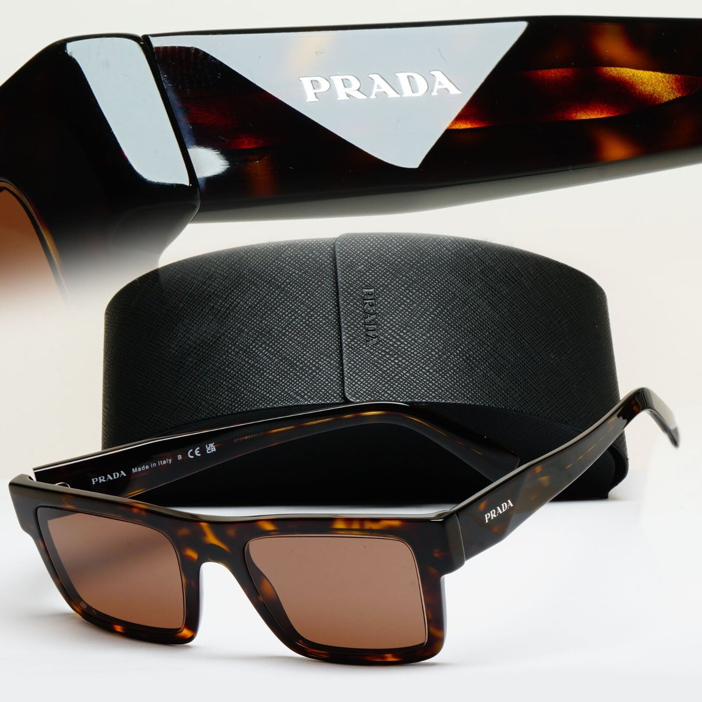 Prada Sunglasses 2023 Symbole Brown Tortoise PR19WS SPR 19W 2AU-8C1 140325