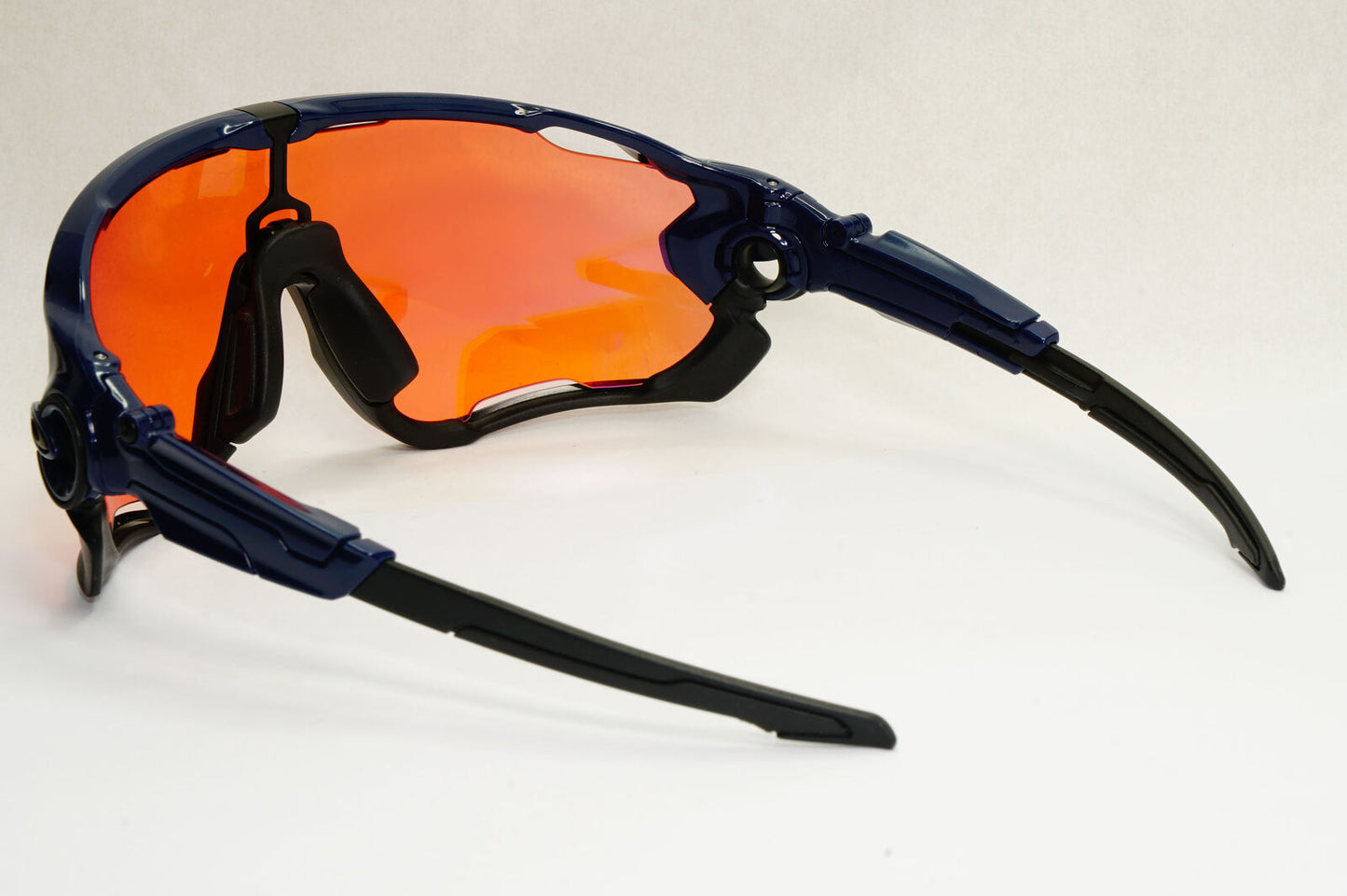Oakley Sunglasses Jawbreaker Shield Black Navy Blue Prizm Trail OO 9290 04