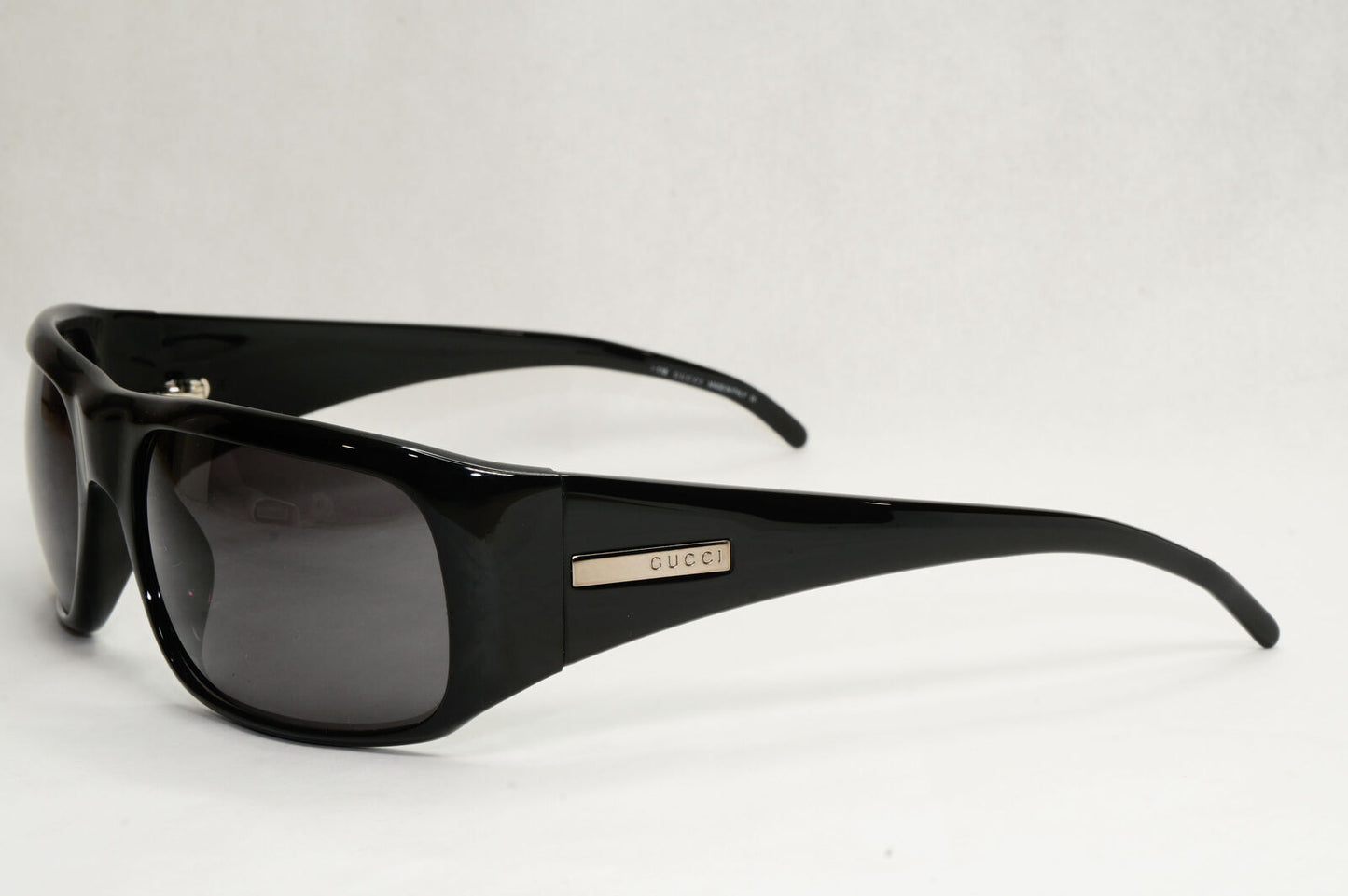 Gucci Sunglasses 1997 Black Vintage Wrap Retro Square GG 1430/N/S 584 130124