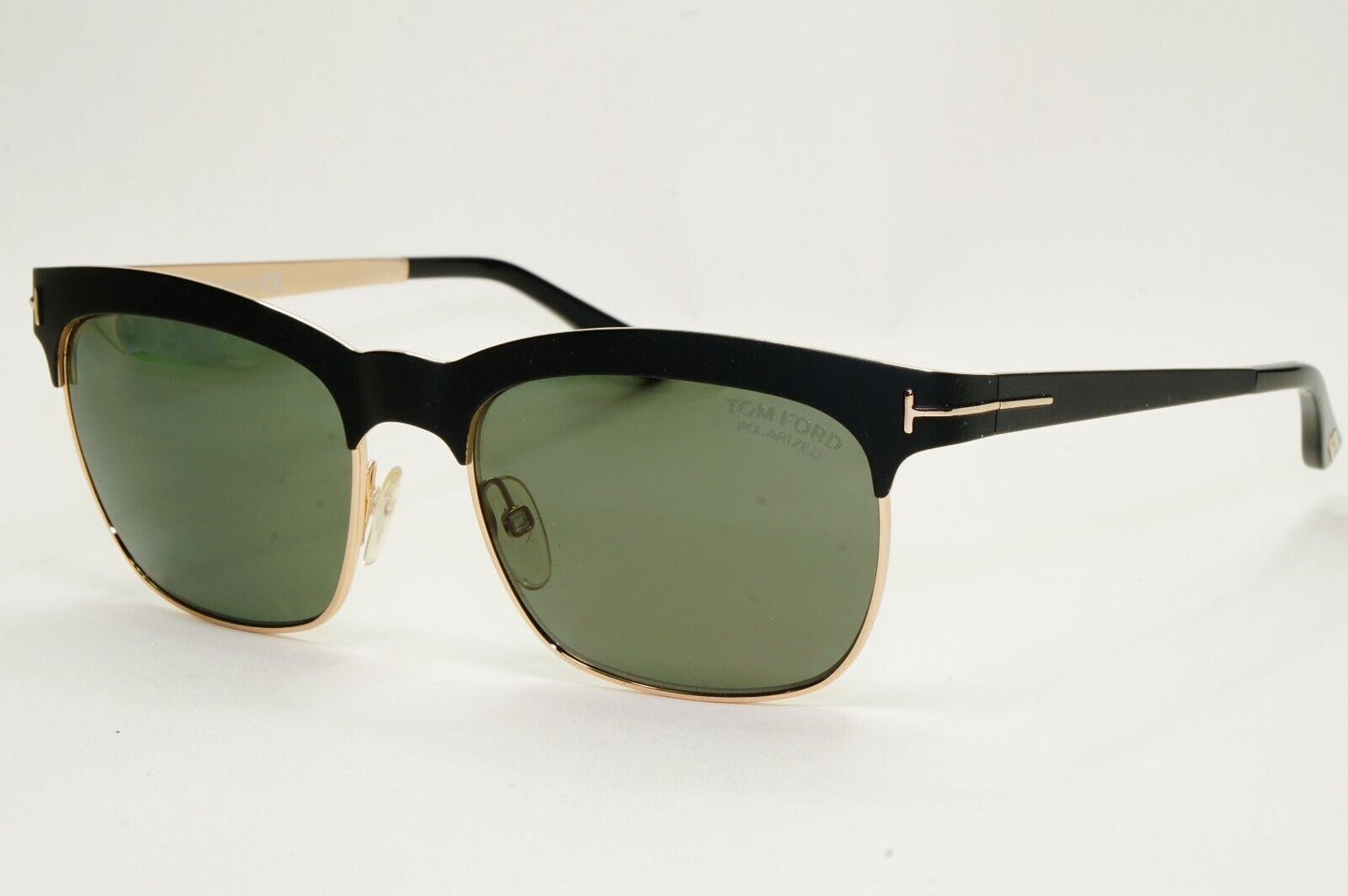 Tom Ford Sunglasses Elena Polarised Gold Black Dark Green FT0437 TF 437 05R 54mm