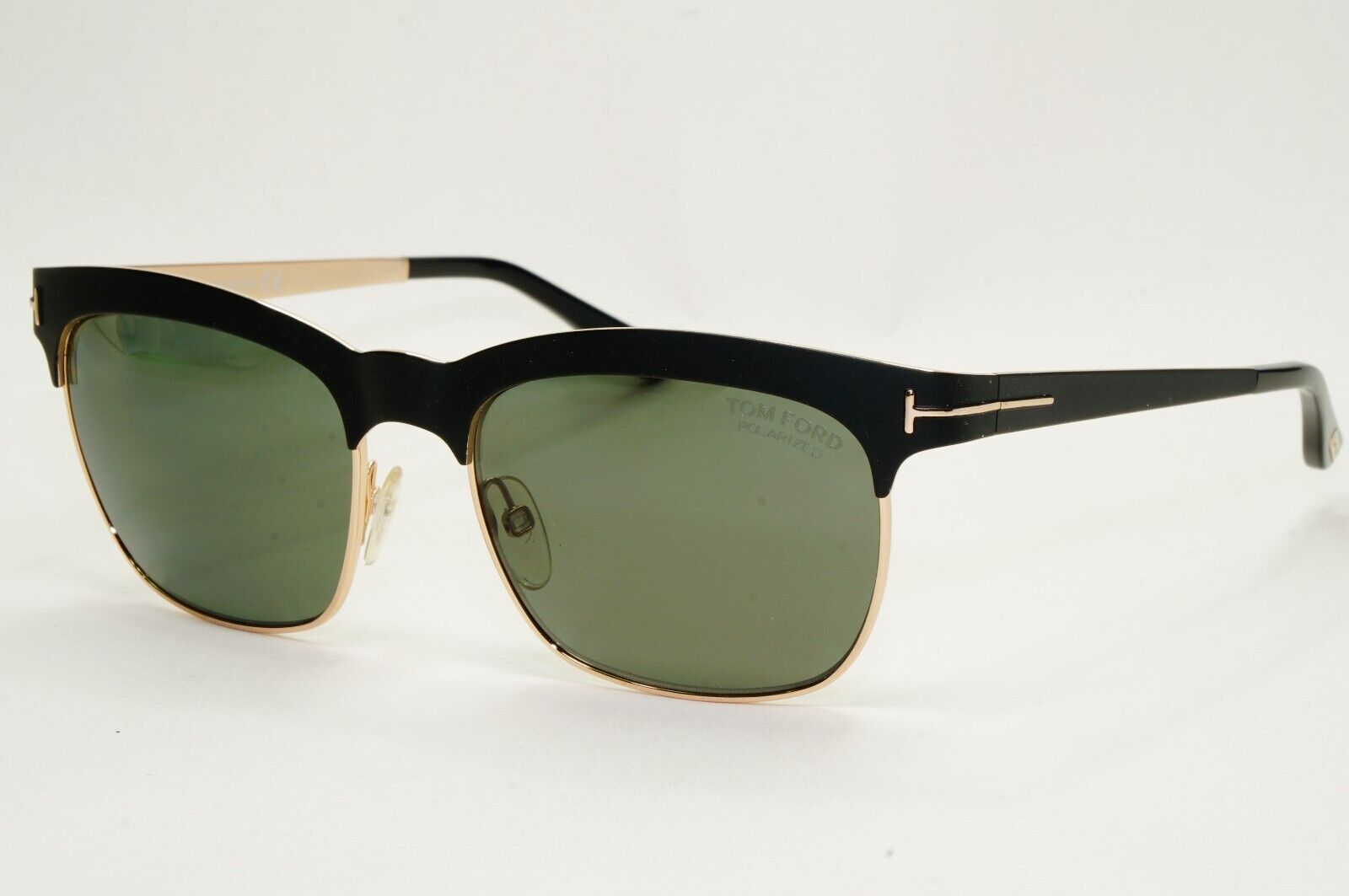 Tom Ford Sunglasses Elena Polarised Gold Black Dark Green FT0437 TF 437 05R 54mm