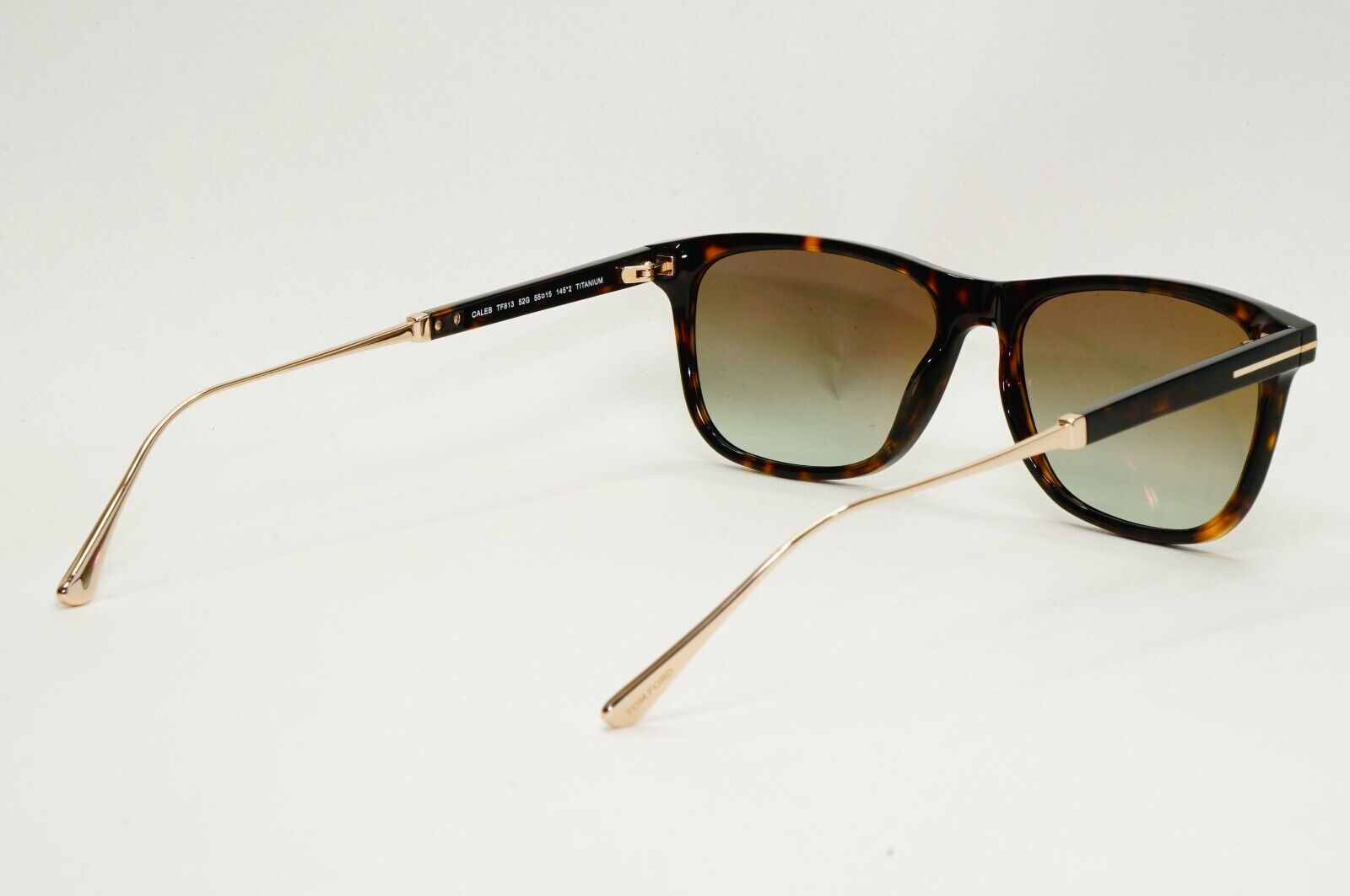 Tom Ford Sunglasses Caleb Titanium Brown Gold Japan FT0813 TF 813 52G 55mm
