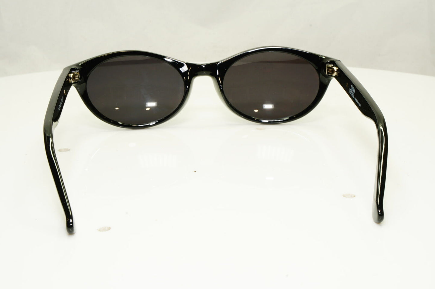 Gianni Versace 1996 Mens Unisex Vintage Glossy Black Sunglasses MOD 453 COL 852