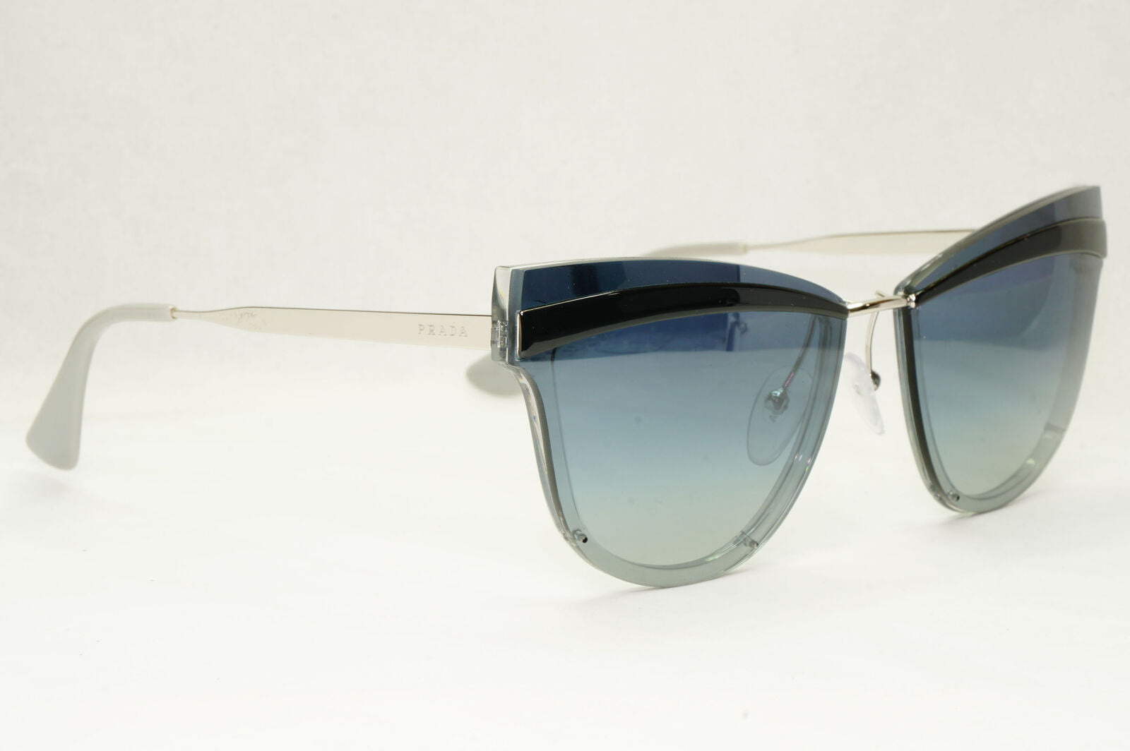 Prada Sunglasses Grey Blue Gradient Cinema Catwalk PR12US SPR 12U KI5-3A0