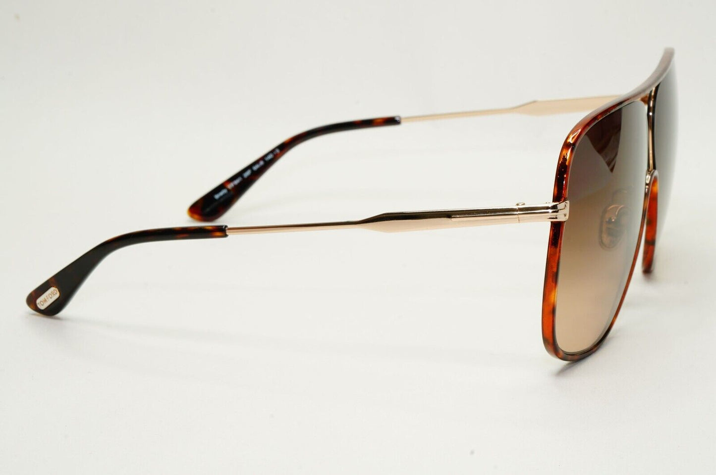 Tom Ford Sunglasses Brady Oversized Brown Gold Gradient Square FT0841 TF 841 28F