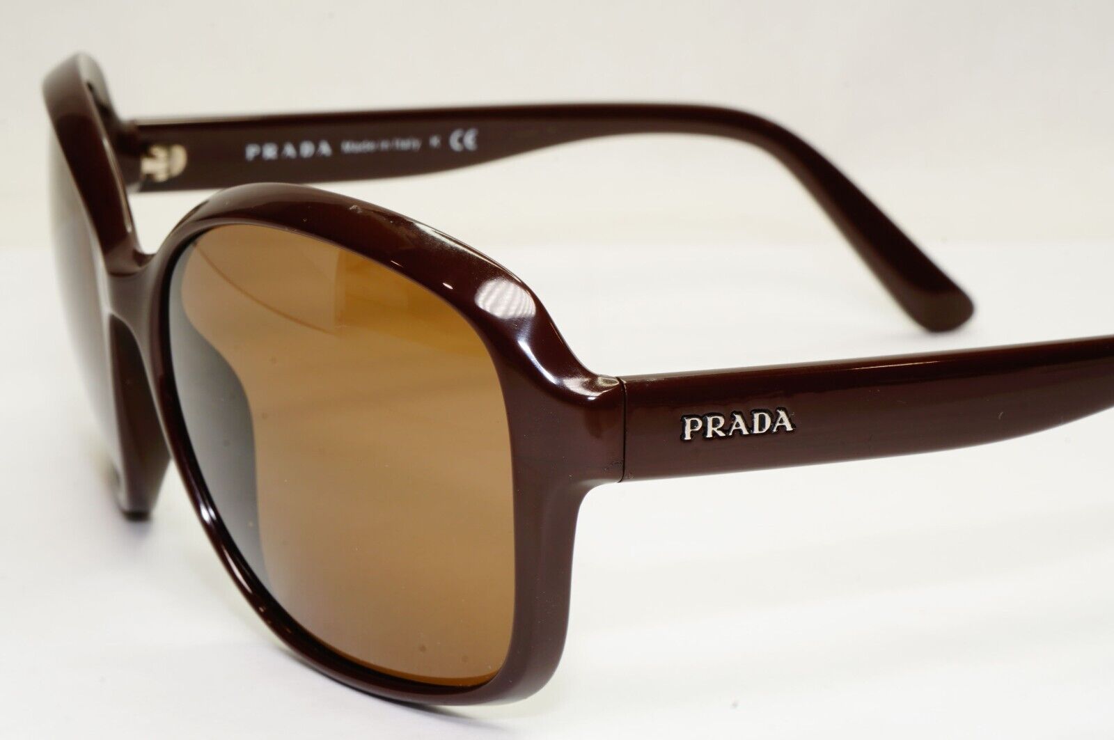 Prada Sunglasses 2014 Dark Brown Square Large PR18QS SPR 18Q DHO-0A6 111223