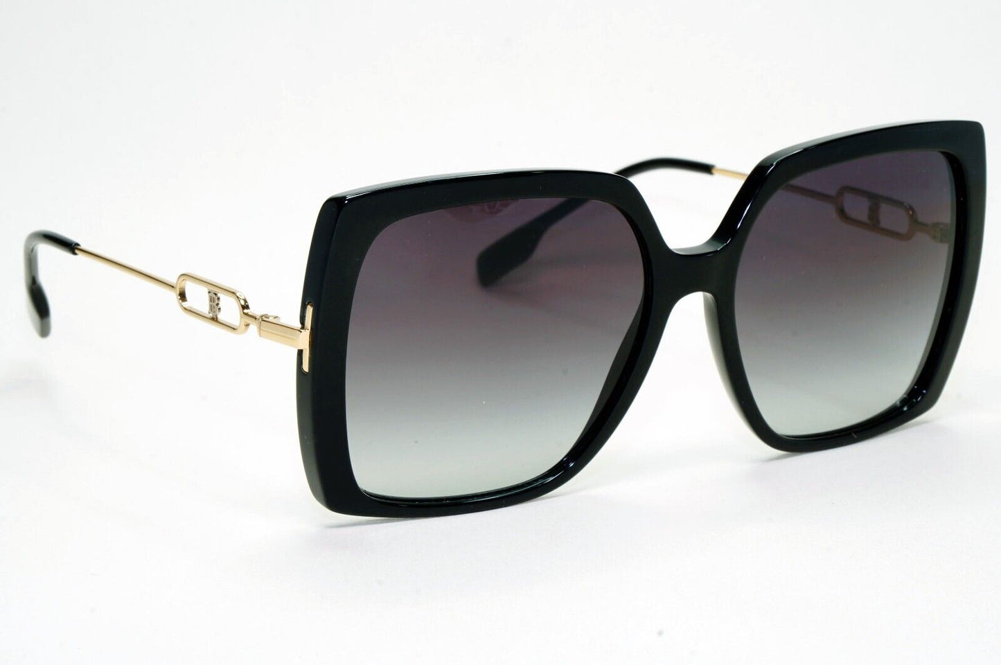 Burberry Sunglasses Luna Black Square Grey Gradient BE 4332 3001/8G 57mm