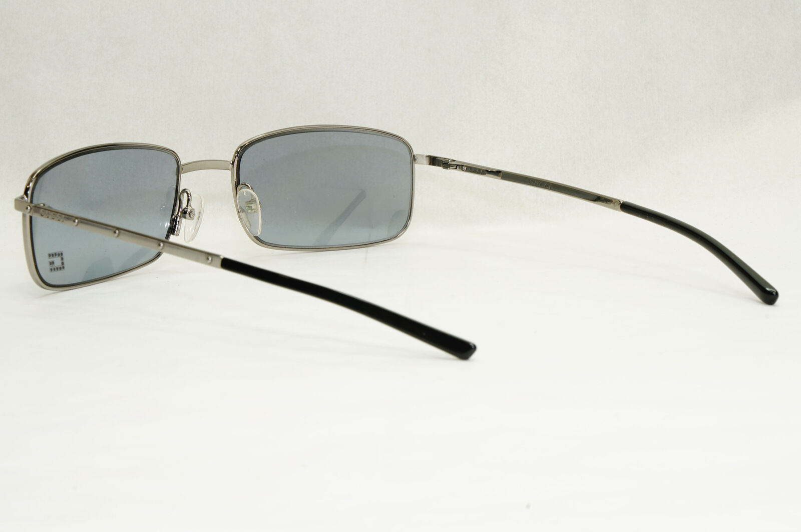 Gucci Sunglasses 2001 Vintage Square Silver Grey Retro GG 1753/N/S 6LB 200124