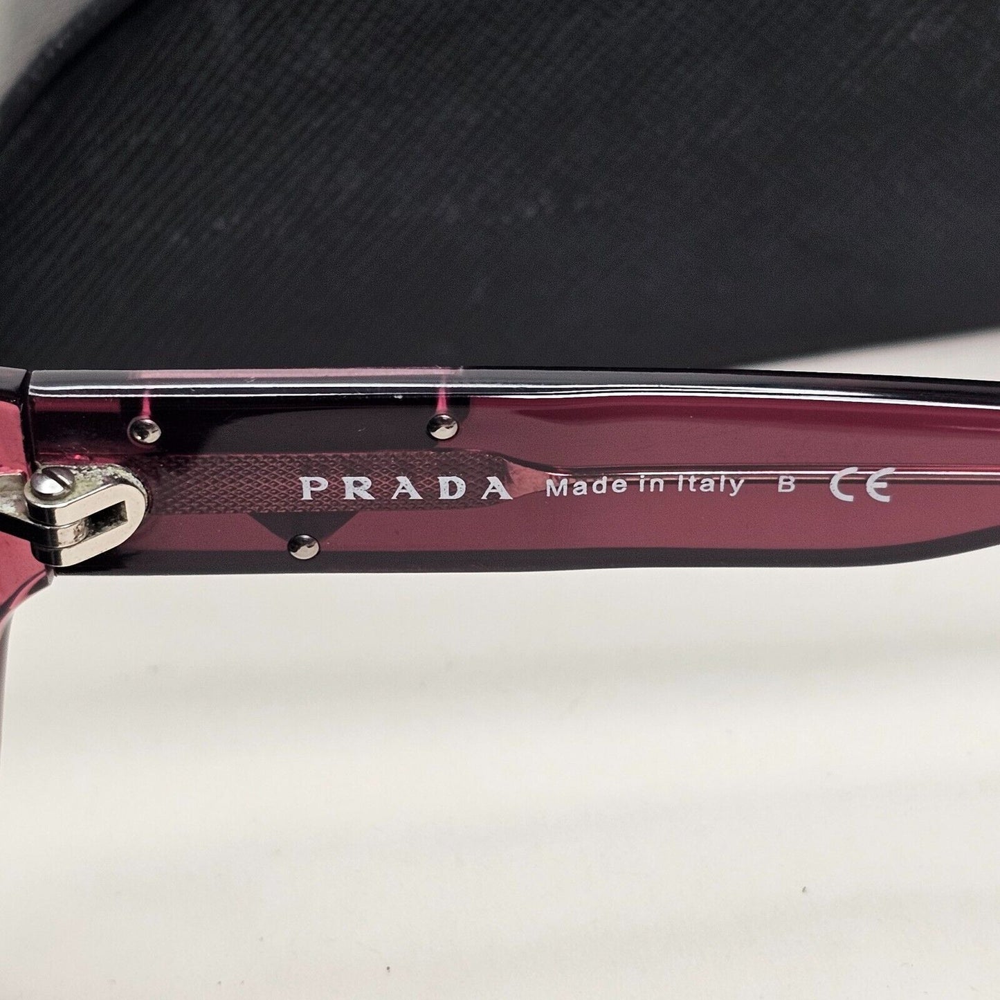 Prada Sunglasses 2011 Vintage Pale Red Triangle PR10MS SPR 10M ZYV-3M1 081124