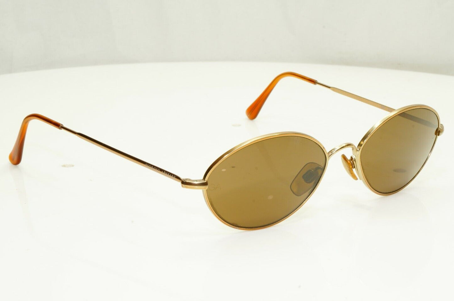 Authentic Giorgio Armani 1997 Vintage Sunglasses Metal Gold Mens Womens 221 816