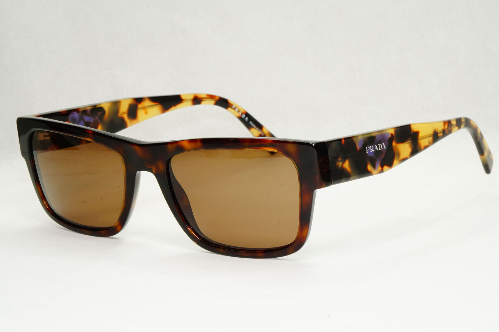 Prada Sunglasses Symbole Triangle Brown Havana Tortoise PR28YS SPR 28Y 2AU-08N