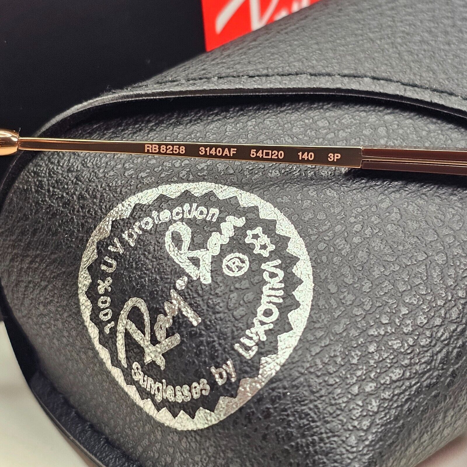 Ray-Ban Sunglasses Frank II Titanium Polarized Rose Gold RB 8258 3140/AF 54mm