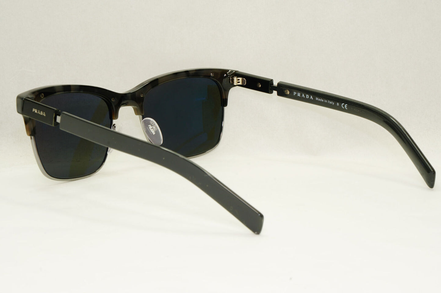 Prada Sunglasses Glass Lens Dark Grey Tortoise PR17XS SPR 17X 08A-09C 54mm