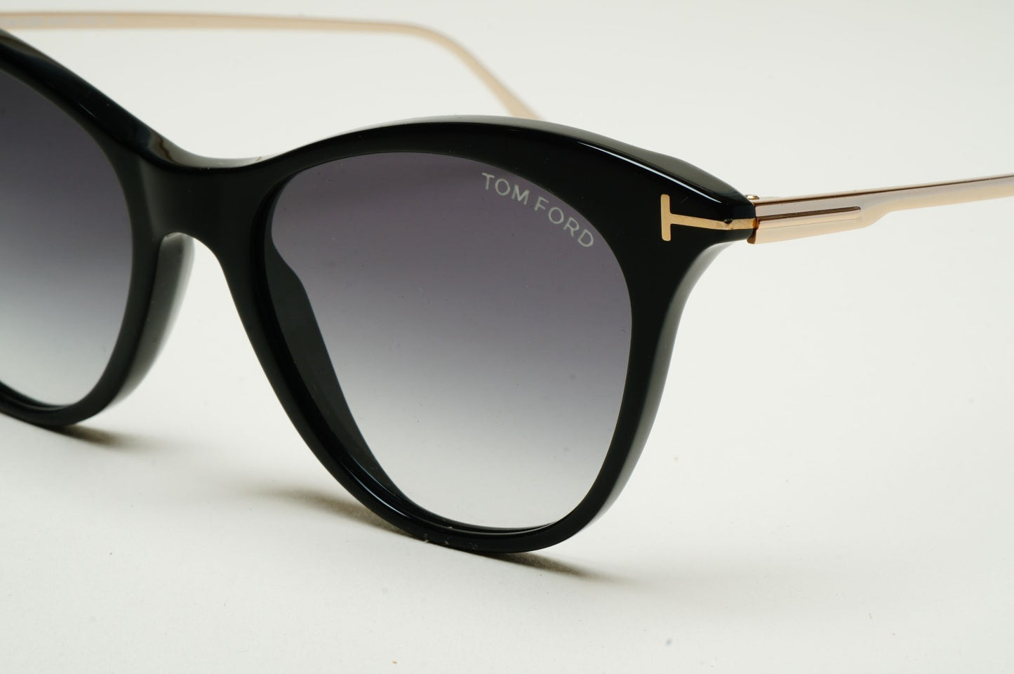 Tom Ford Sunglasses Micaela Black Gold Grey Smoke FT0662 TF 662 01B 53mm